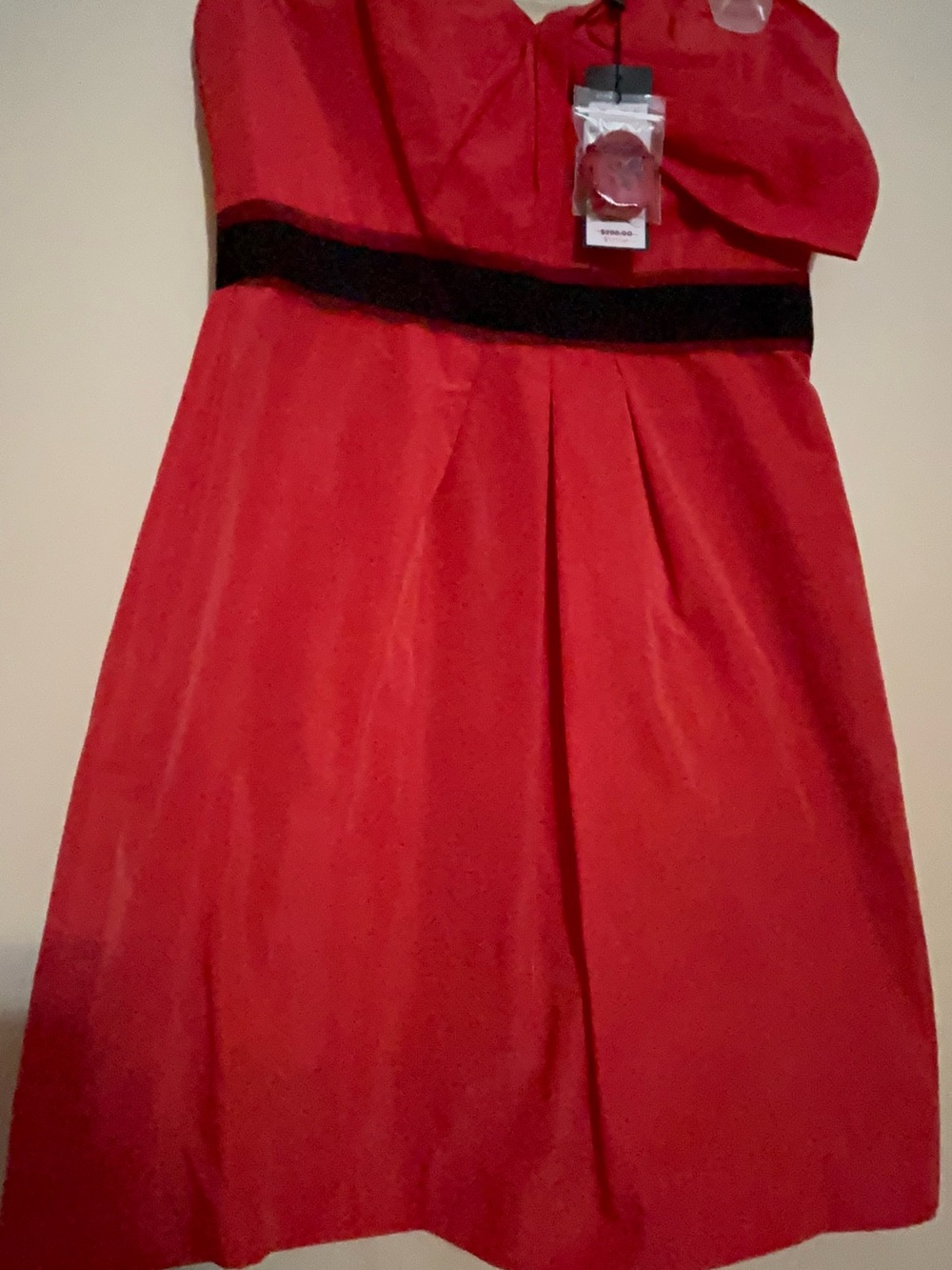 O'Neill Red Dress with Black Waistband